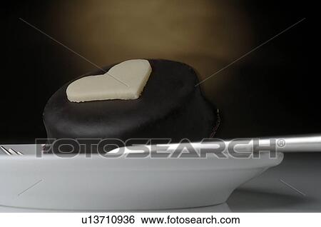 Chocolate with heart View Large Photo Image Stock Photograph - Chocolate with heart. Fotosearch