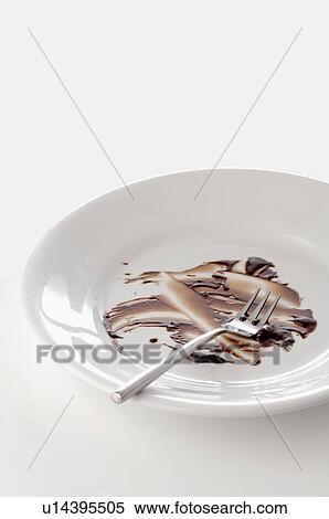 Melted chocolate on a plate View Large Photo Image Stock Photography - Melted chocolate on a plate. Fotosearch