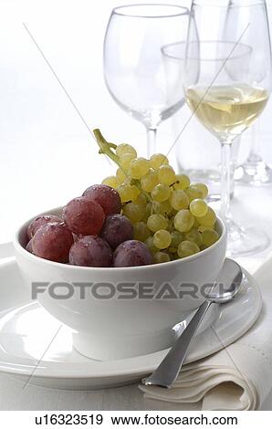 Grapes in a bowl View Large Photo Image Stock Photo - Grapes in a bowl. Fotosearch