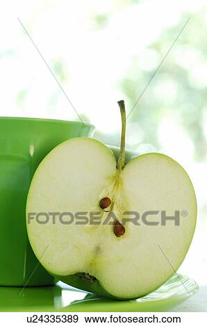 Stock Photo - Sliced apple. Fotosearch