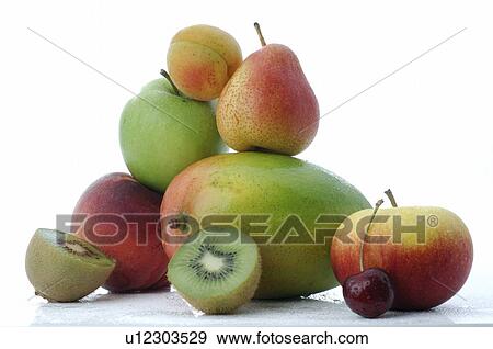 Stock Photo - Variety of fruit. Fotosearch