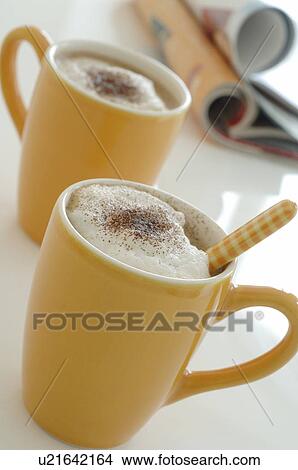 Picture - Breakfast: Capuccino. Fotosearch