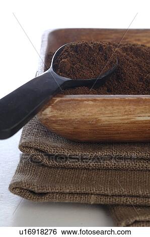 Stock Photograph - Ground coffee. Fotosearch