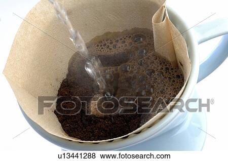 Stock Photo - Brewing coffee. Fotosearch