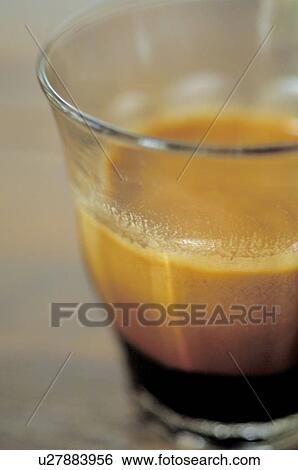 Espresso with a lot of froth View Large Photo Image Stock Photograph - Espresso with a lot of froth. Fotosearch