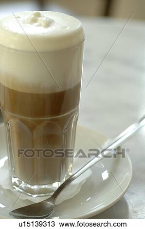 Stock Image - Latte macciato. Fotosearch