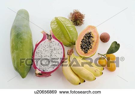 Stock Photo - Fruits of the south. Fotosearch