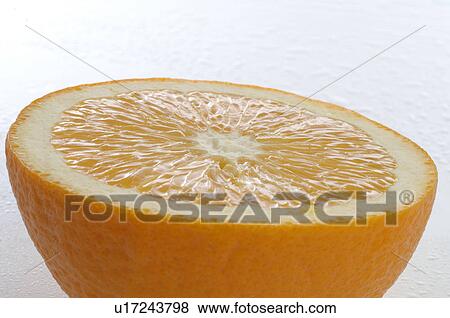 Stock Photo - Half orange. Fotosearch