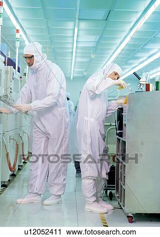 Researchers working in laboratory View Large Photo Image Stock Image - Researchers working in laboratory. Fotosearch
