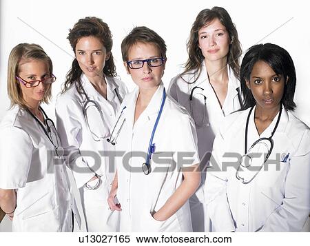 Stock Photography - Group of young doctors. Fotosearch