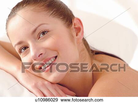 bed, close-up, happy, leaning View Large Photo Image Stock Photo - bed, close-up, happy, leaning. Fotosearch