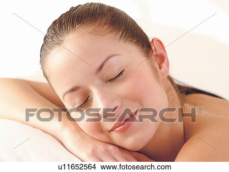 close-up, hand on cheek, sleeping View Large Photo Image Picture - close-up, hand on cheek, sleeping. Fotosearch