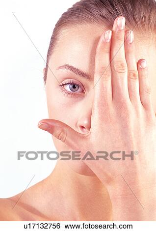 moisturizer, young woman, make up, portrait, rubbing, face, human View Large Photo Image Stock Photograph - moisturizer, young woman, make up, portrait, rubbing, face, human. Fotosearch