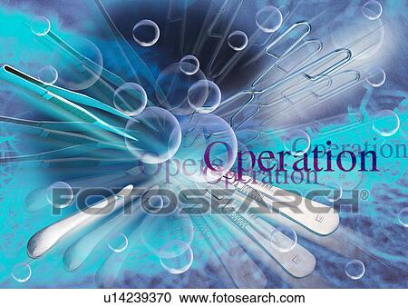 Stock Image - Close-up of bubbles superimposed on a blue background. Fotosearch