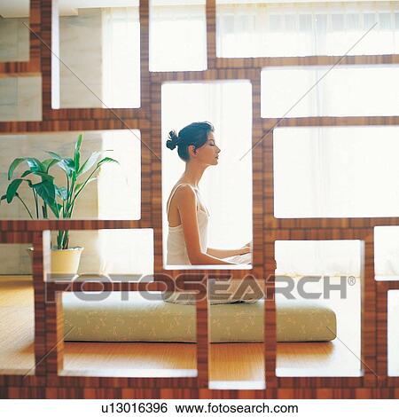 Stock Photograph - Day, Eyes Closed, Flower Pot. Fotosearch