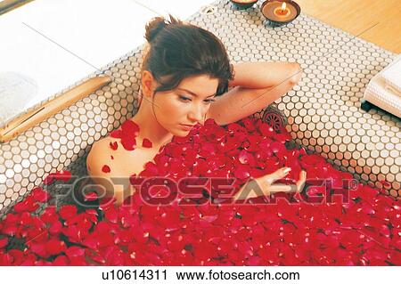 Red, Clothes, Bathtub, City Spa View Large Photo Image Stock Image - Red, Clothes, Bathtub, City Spa. Fotosearch