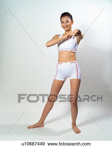 Stock Photo - Portrait, Female Beauty, Feature. Fotosearch