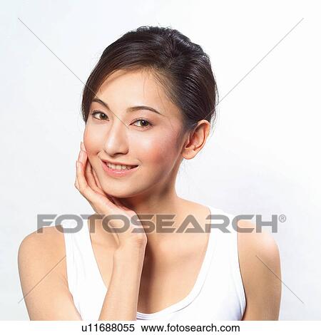 woman feature, Young Adult, Real People, One Person, Skin Care View Large Photo Image Stock Photography - woman feature, Young Adult, Real People, One Person, Skin Care. Fotosearch