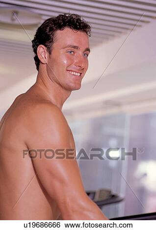 effort, waist up, body, fitness gym, strong View Large Photo Image Stock Photograph - effort, waist up, body, fitness gym, strong. Fotosearch