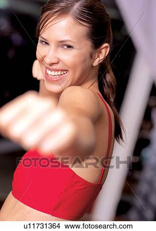 Woman boxing View Large Photo Image Picture - Woman boxing . Fotosearch