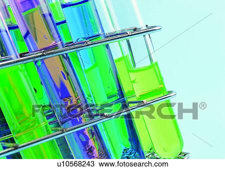 Stock Image - , Assortment, Close-Up, Chemical, Arrangement. Fotosearch