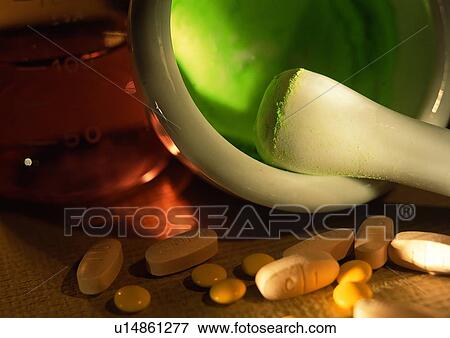 Stock Photo - Beaker, Capsule, Ceramics, Close-Up, Glass. Fotosearch