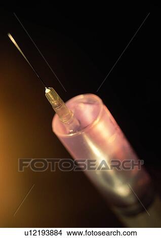 Picture - Injection, Equipment, Biology, Indoor, One Object, Laboratory. Fotosearch