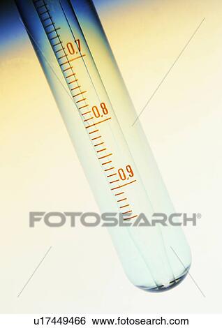 Stock Photograph - Measure, Test Tube, One Object, Scale, Indoor. Fotosearch