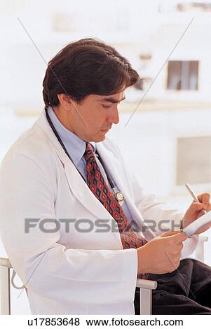 Stock Photo - one person, man only, male doctor, healthcare and medicine. Fotosearch