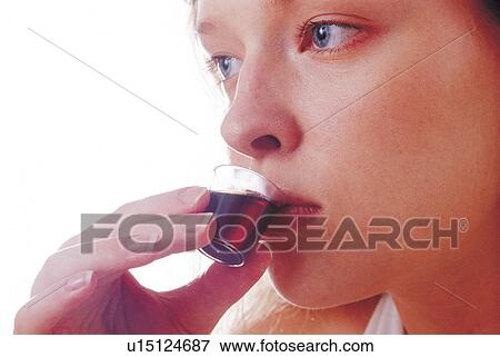 Stock Photo - one person, woman only, healthcare and medicine, young woman. Fotosearch