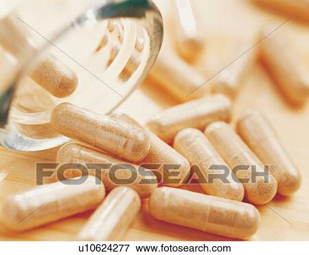 Stock Photo - prescription medicine, dosage, field, capsule, healthcare and medicine. Fotosearch
