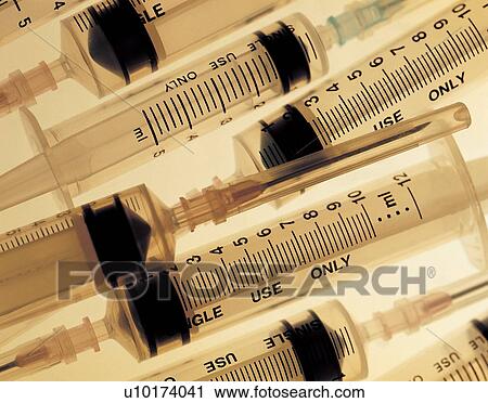 Stock Image - treatment, medical equipment, medical, injection. Fotosearch