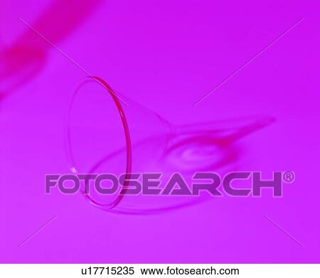 Stock Photography - Close-Up, Colored Background, Cone, Glass. Fotosearch
