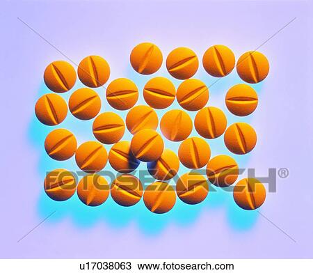 Stock Image - Healthcare And Medicine, Medical, Medication, Indoor, Yellow. Fotosearch