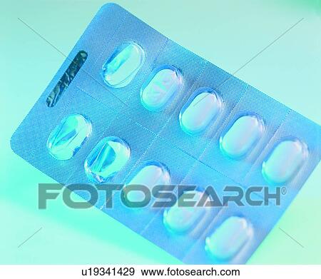 Stock Photo - Medicine, Indoor, Tablet, Pill, Package, Science. Fotosearch