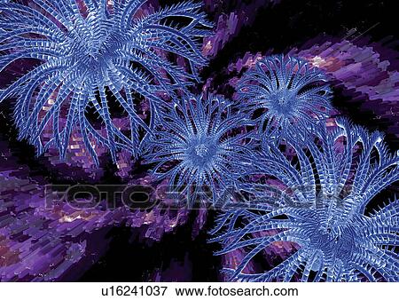 Stock Photo - Biotech, Computer Graphic, Close-Up, Cell, Atom. Fotosearch