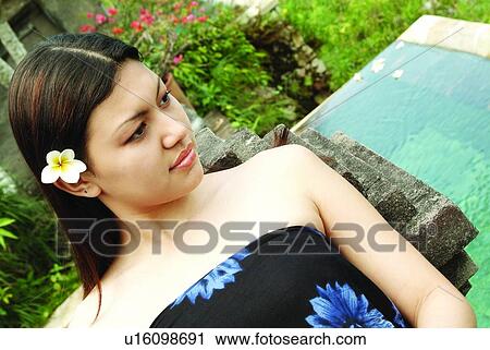 One Person, Plant, Waist-Up, Body Care, Spa, Day View Large Photo Image Stock Image - One Person, Plant, Waist-Up, Body Care, Spa, Day. Fotosearch