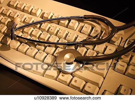 Stock Photo - beige, care, computer, equipment. Fotosearch