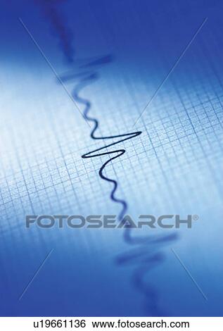 Stock Photograph - biology, lab, ecg, graph. Fotosearch