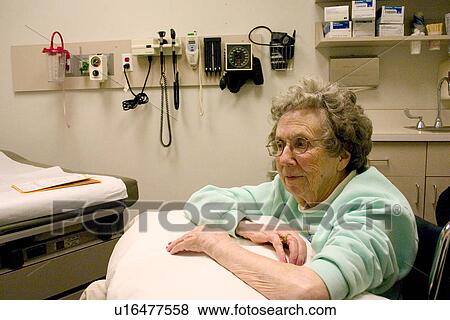 Senior Citizen Waiting in Hospital with a Broken Wrist View Large Photo Image Stock Photo - Senior Citizen Waiting in Hospital with a Broken Wrist. Fotosearch