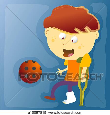 Close-up of a boy kicking a ball View Large Illustration Stock Illustration - Close-up of a boy kicking a ball. Fotosearch