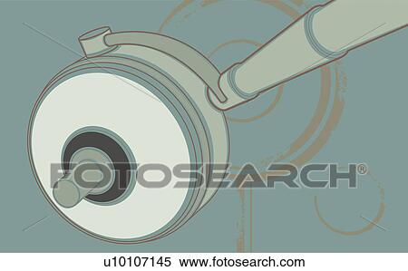 Close-up of a surgical lamp View Large Illustration Stock Illustration - Close-up of a surgical lamp. Fotosearch