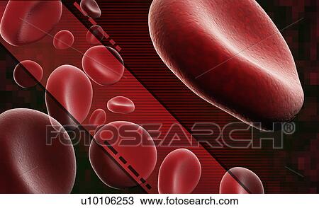 Close-up of human cells View Large Illustration Drawing - Close-up of human cells. Fotosearch