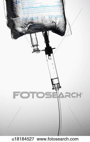 Stock Photo - IV drip (close-up). Fotosearch