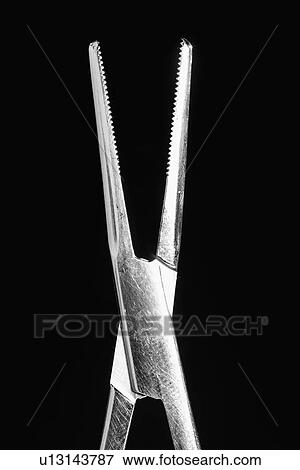 Medical scissors (close-up) View Large Photo Image Stock Photo - Medical scissors (close-up). Fotosearch