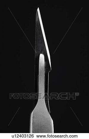 Stock Photograph - Scalpel (close-up). Fotosearch