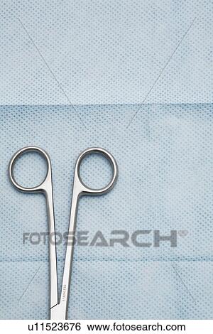 Stock Photograph - Surgical scissors (close-up). Fotosearch