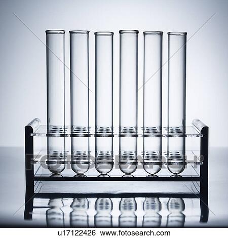 Stock Photograph - Glass test tubes.. Fotosearch