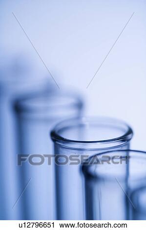 Test tubes with blue tint. View Large Photo Image Stock Image - Test tubes with blue tint.. Fotosearch