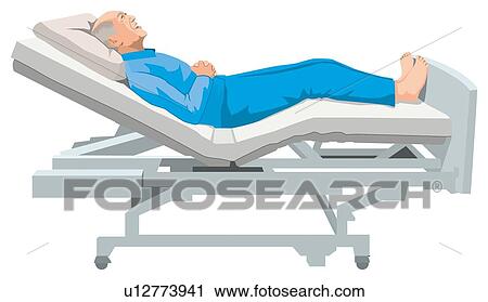 Clip Art - Bed For Independence. Fotosearch